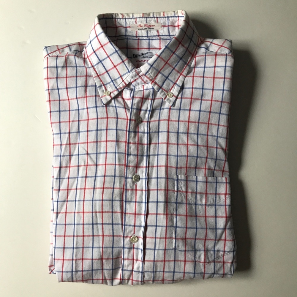 GANT checkered Oxford shirt